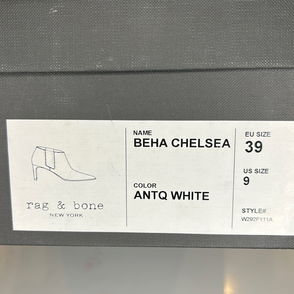 RAG & BONE | Beha Leather Boot in Antique White - Picture 6 of 7